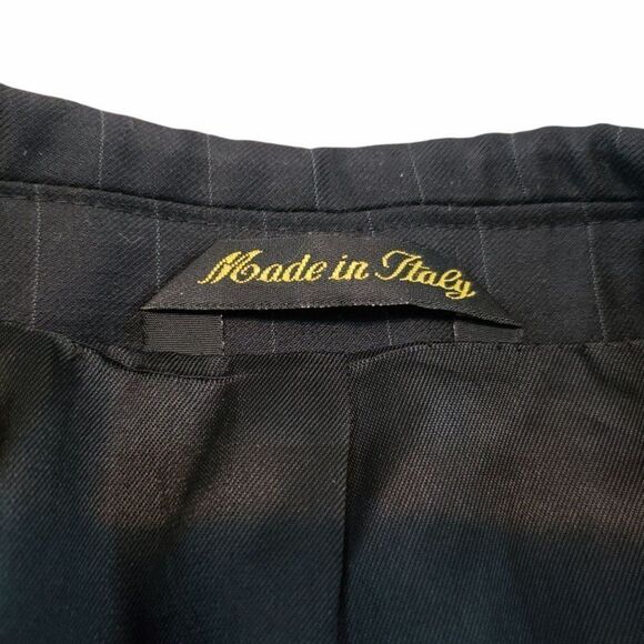 Leveti Blazer Size 46R Super 140's Vitale Barberis Canonico Sports Coat Jacket B - Picture 5 of 8
